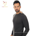 Jersey de jersey con cuello redondo Merino Wool Knitted para hombre